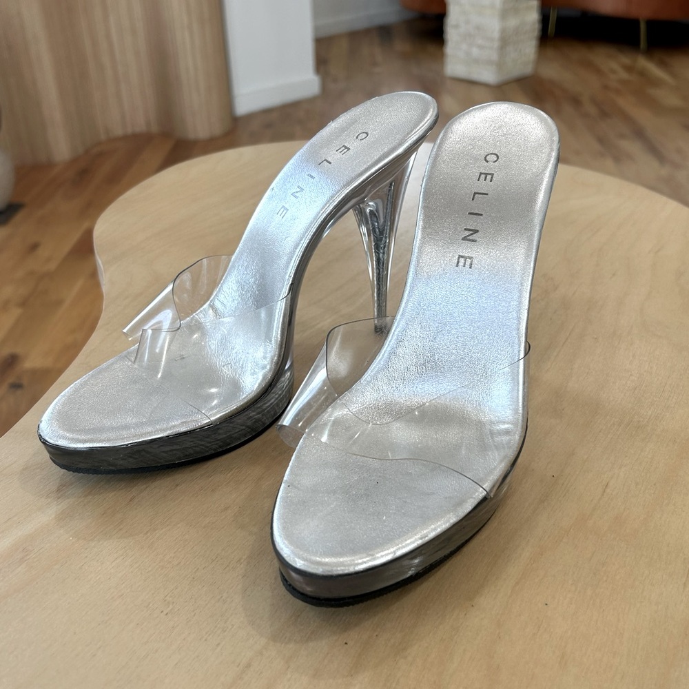 Vintage Celine Platform heels.